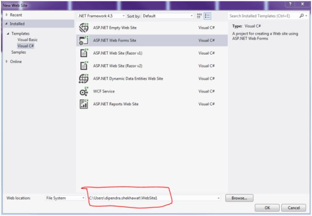 creating new website